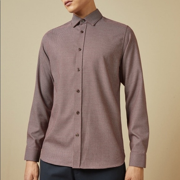 Ted Baker Velos Heavy Button Down Shirt - Picture 1 of 9